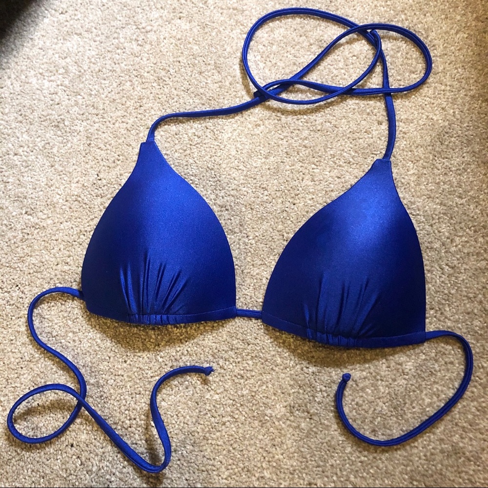 LULI FAMA Halter Triangle Top